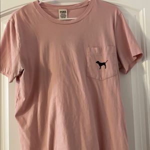 Pink short sleeve shirt